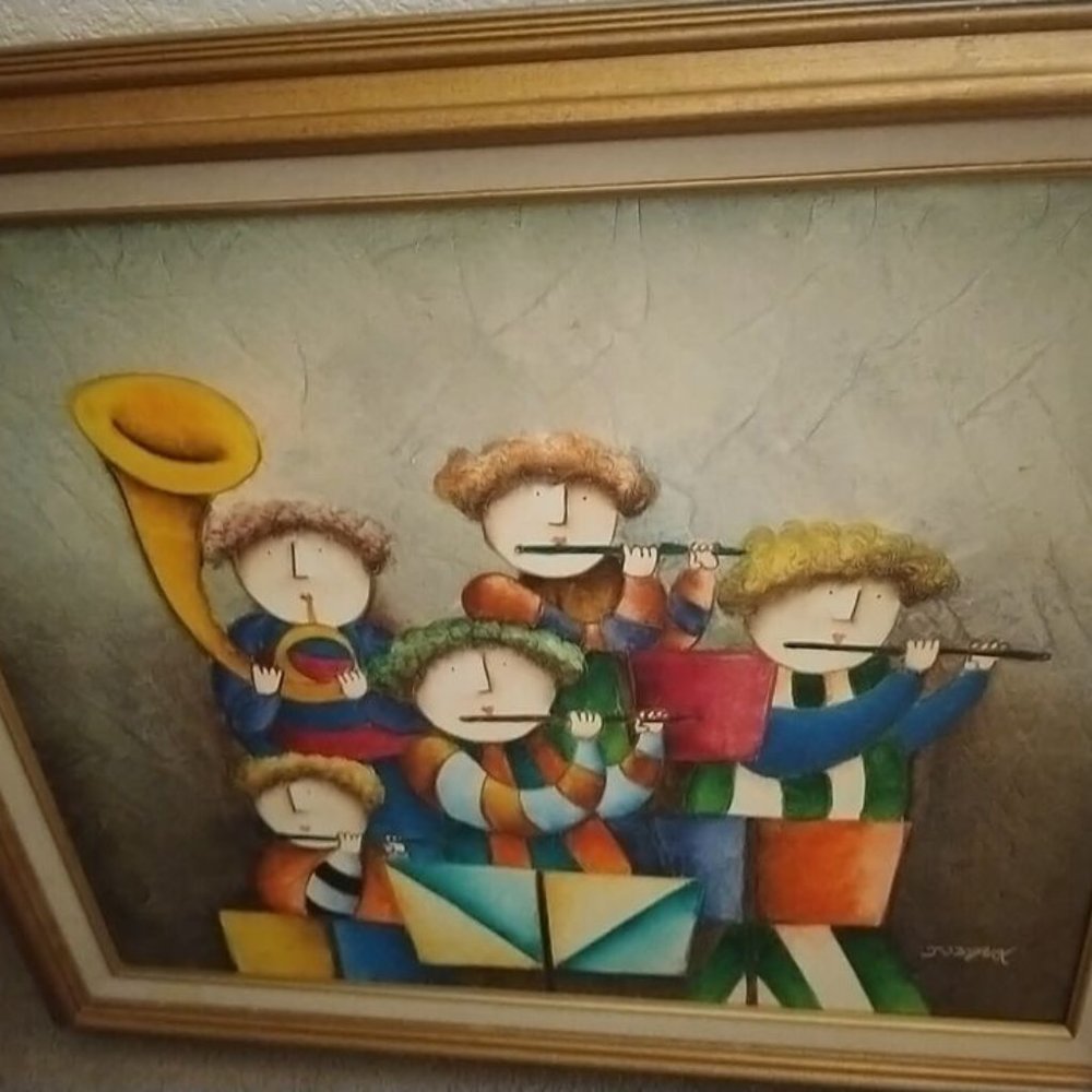Joyce Roybal Oil Painting On Canvas - Framed and Signed